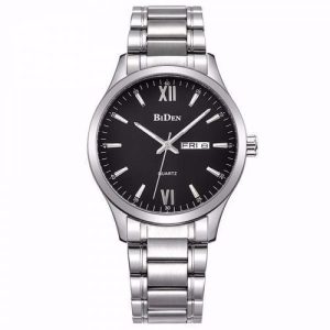 Biden Waterproof Stainless Steel Ladies Wristwatch - Silver