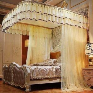 2 Stand Rail Mosquito Net - Yellow