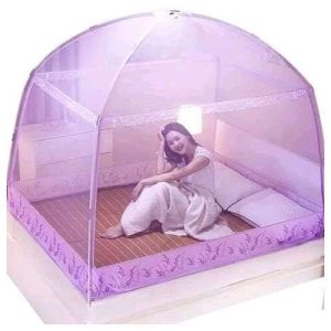 6*6 Luxury Pop Up Mosquito Net Tent Design - Purple
