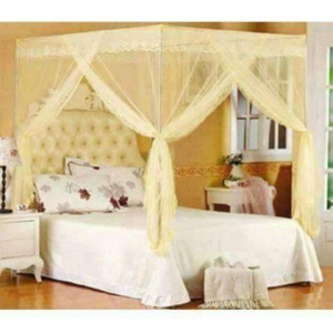 4*6 Mosquito Net With Stands - cream