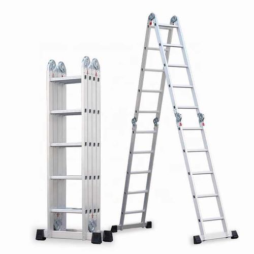 4x5 Multi-Purpose Foldable Aluminum Ladder Maximum Height 5.6m ? Heavy Duty