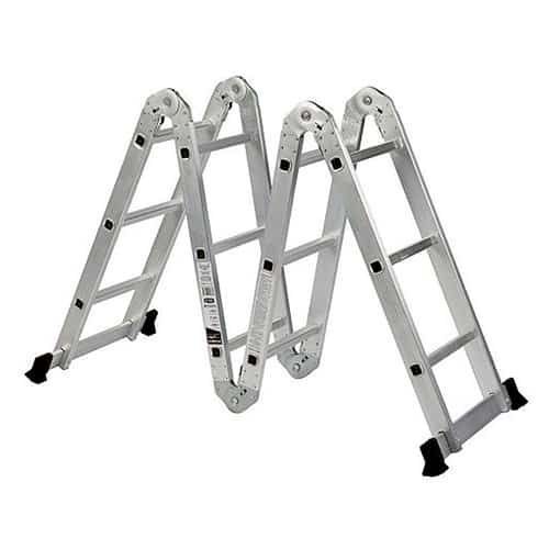 Other 3x4 Multi-purpose Aluminum Folding Ladder - Silver Maximum Height 3.5m - Image 3