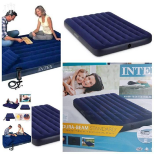 Intex inflatable mattress with hand pump 5*6