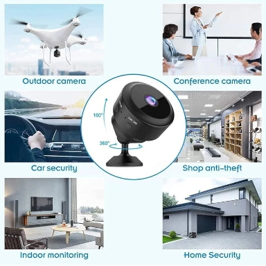 Mini Spy Camera, 1080P HD Mini WiFi Hidden Spy Camera for Mobile Viewing, Indoor Micro Surveillance Cameras Long Duration, Outdoor/Indoor Camera with Recording - Image 3