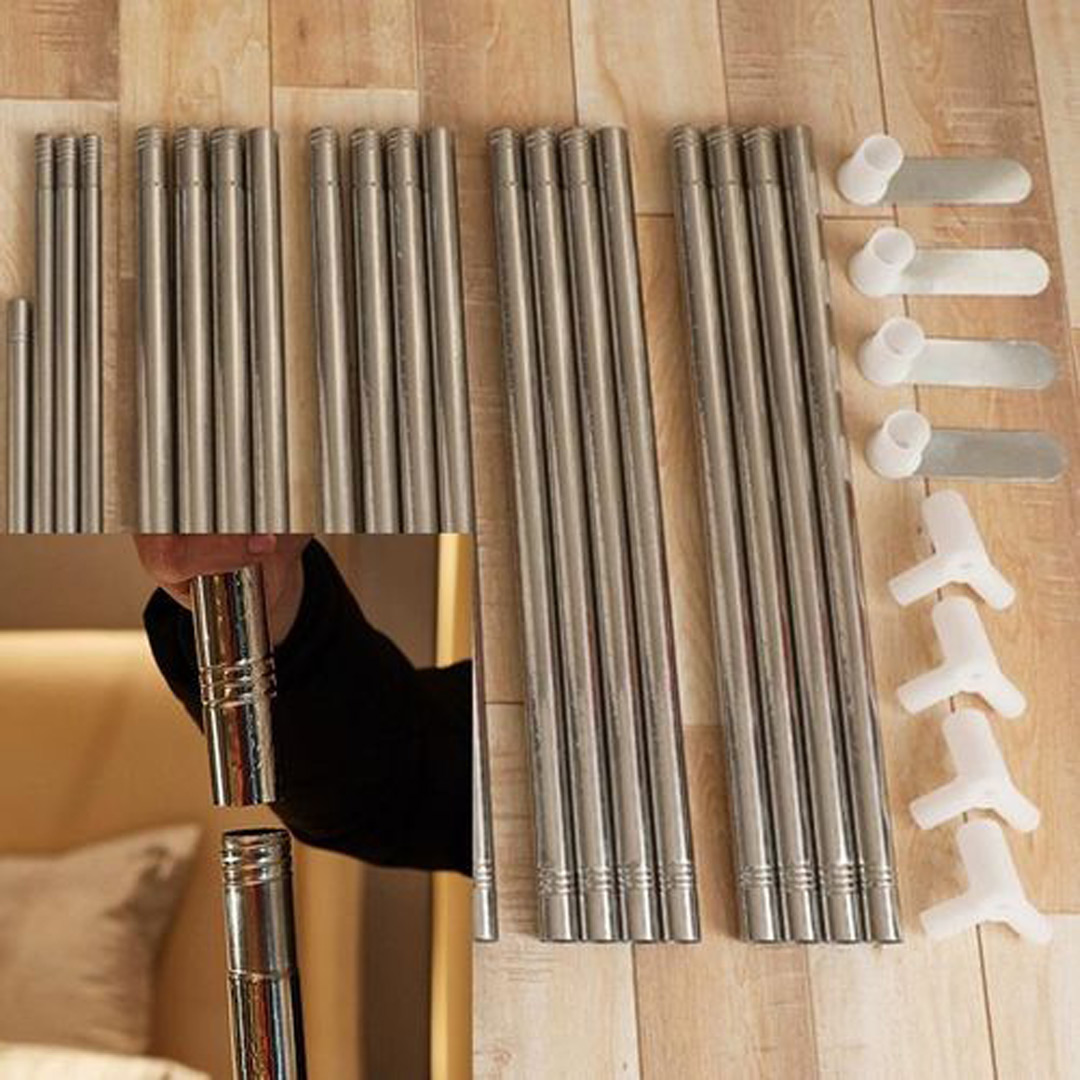 4stands Curtain mosquito Net Beautiful decorative design Romantic and Decorative bed net S4 gold - Image 2