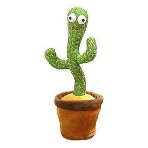Lovely Talking Toy Dancing Cactus Doll Speak Talk Sound - Green