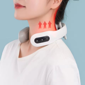 Pulses Cervical Massager With 4 Massaging Head Rechargeable Relaxation Massager