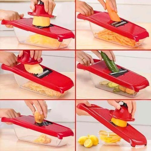 5 in1 Vegetable Chopper Slicer Veggie Food Manual Potato - Image 4