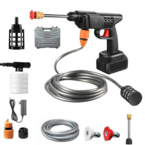 Car Washer High Pressure Portable Wash Gun 12V 24V 48V Cordless Electric Cleaning Machine Lithium Battery Washer Spray Gun