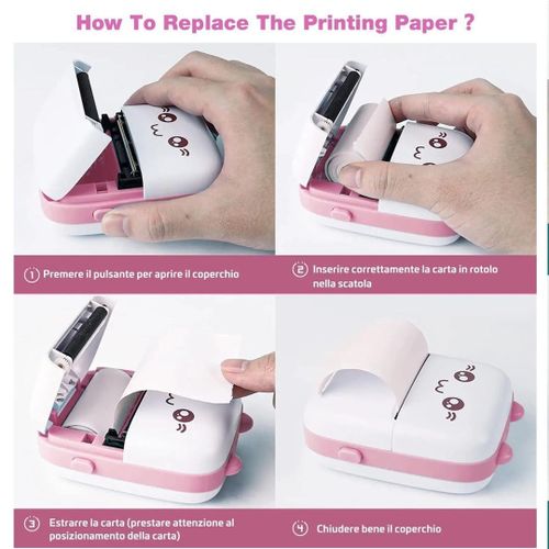 915 Generation Mini Portable Printer Photo Pocket Photo Bluetooth V4.0 200 - Image 3