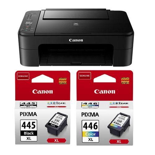 Canon Pixma TS3340 Colour Print, Copy & Scan All In One Printer - Black - Image 2