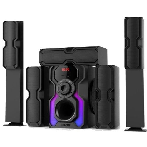 Global Star Home Theater Speaker System 5.1 Channel BT Enabled - Black