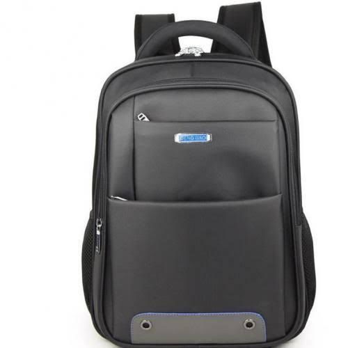Men's Designer Anti theft Laptop bag - Black,Grey