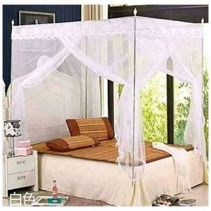 4*6 Mosquito Net with Stands White