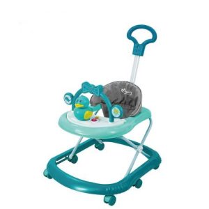 Multi Functional Baby Walker With 3Educational Modules Green