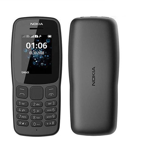 Nokia 106 Dual Sim - FM Radio - Torch Light -Black - Image 3