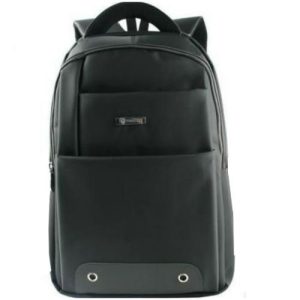Ponasoo Laptop School Bag Leather - Black