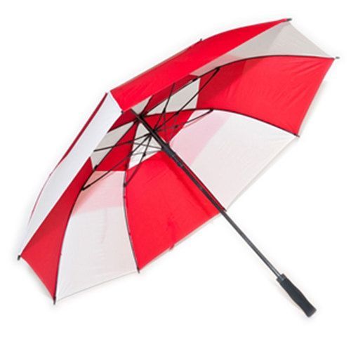 Stripped Umbrella - Red, White - Image 2