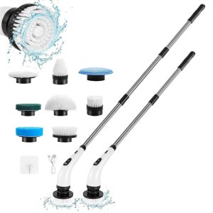 9 in 1 Cordless Spin Scrubber Set