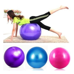 Body Exercise Workout Anti Burst Gym Ball 75 Cm With Air Pump For Fitness & Exercise