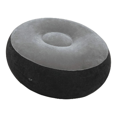 Portable Fast Inflatable Sofa Chair with Foot Stool, Surface with Plush Smooth Comfortable Ideal for Living Room, Room and Outdoor - Image 2