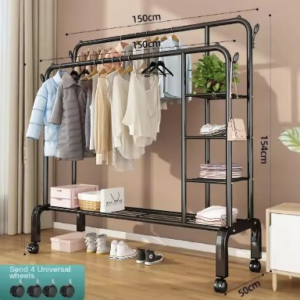 Bedroom Clothes Rack Partition Shoes Cabinet Outdoor Clothes Hanger
