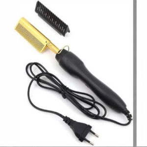 Electric Hot Comb Hair Straightener, High Heat Adjustable Temperature Iron Comb Straightening or Curly Hair?