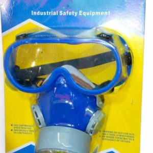 Single Nozzle Chemical Mask with Goggles