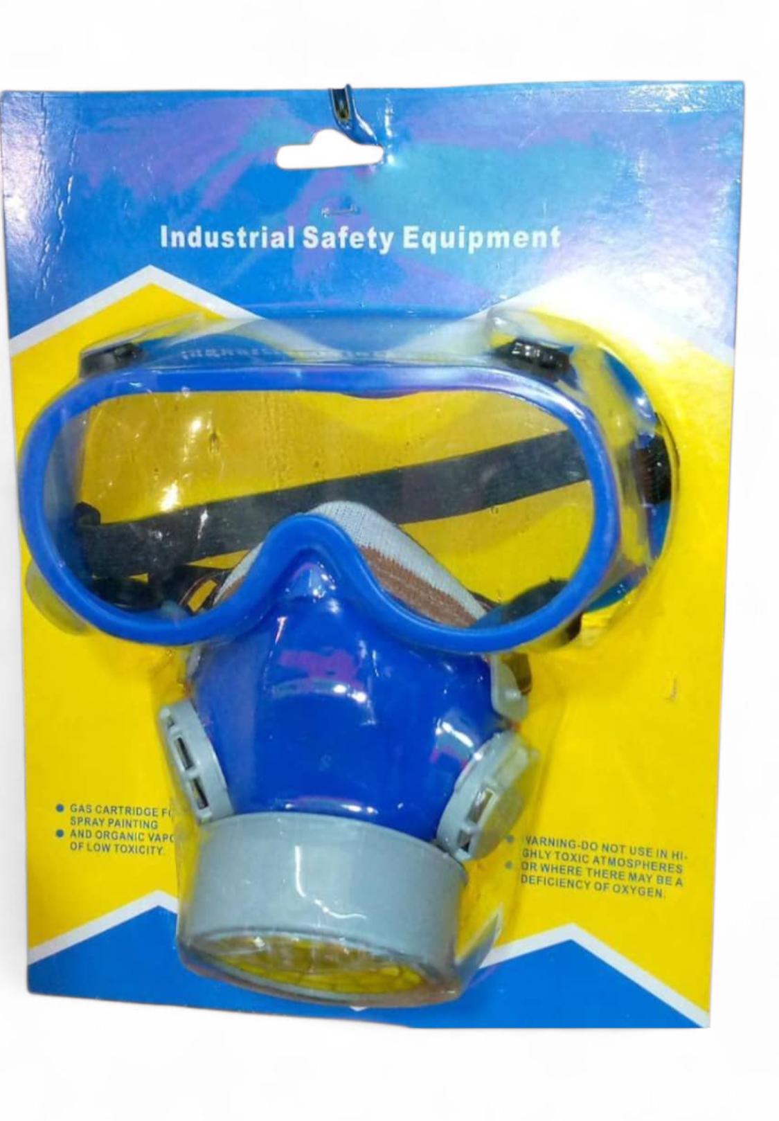Single Nozzle Chemical Mask with Goggles